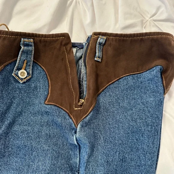 VINTAGE LAWMAN LACE UP JEANS - Picture 5 of 12